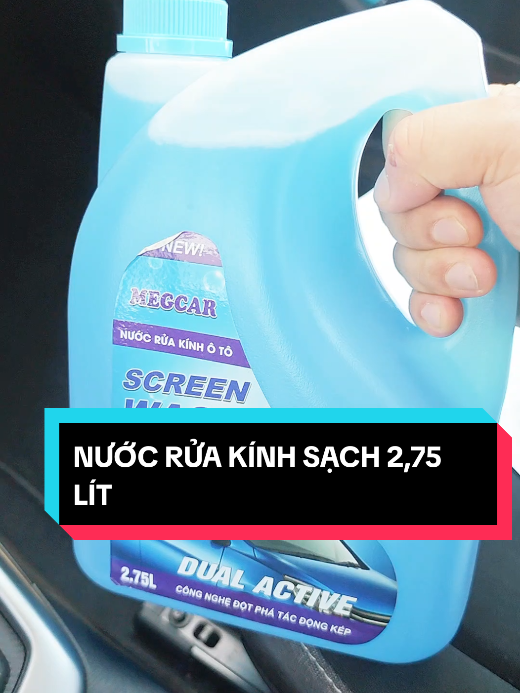 1 can nước rửa kính dung tích 2,75L có gì #nuocruakinh #nuocruakinhoto #nuocruakinhmegcar 