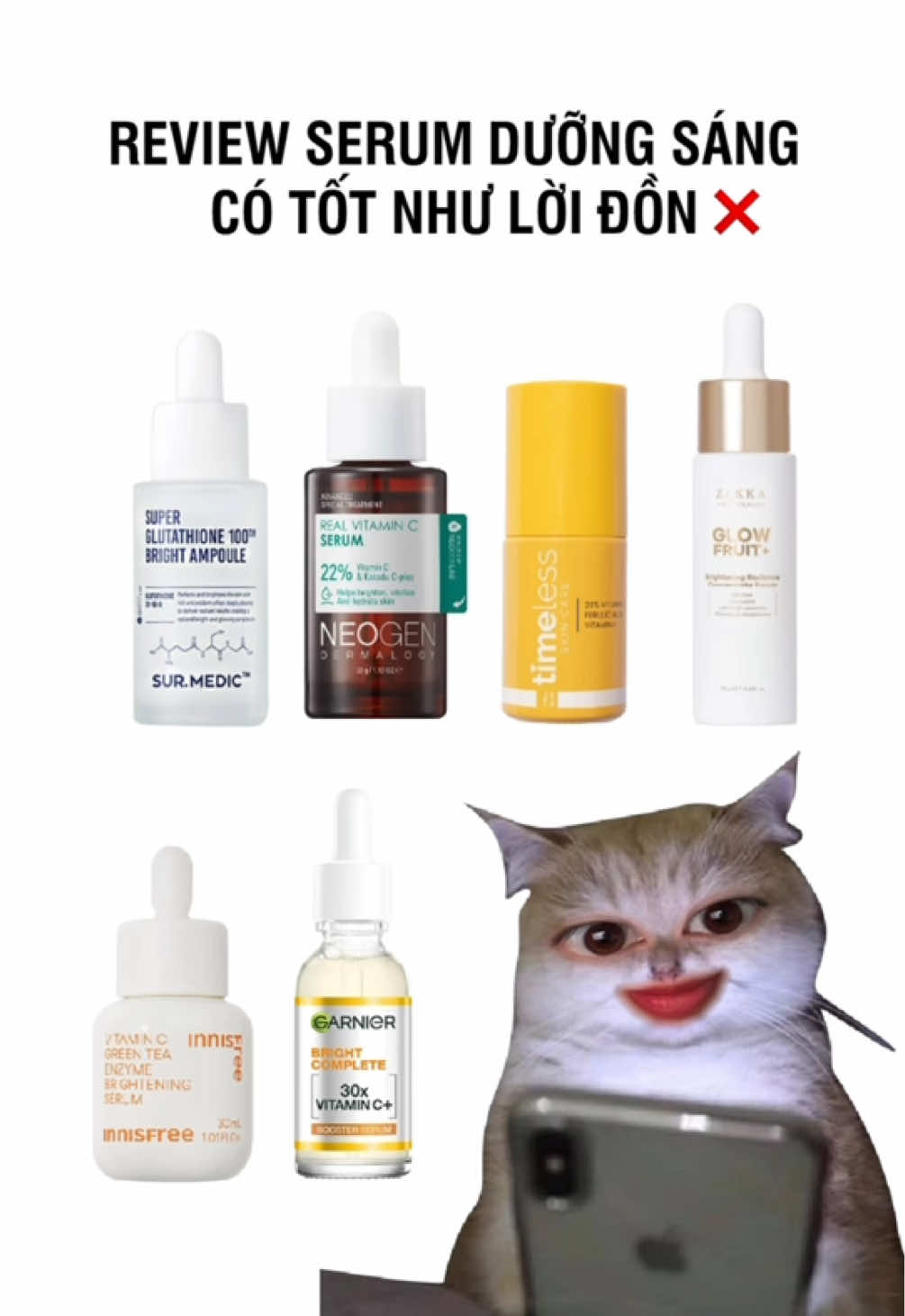 Review serum dưỡng sáng da đã sử dụng #reviewmypham #serumtrangda #serum #trending 