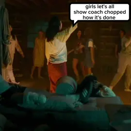 I remeber when this happened it was the best scene in the show 😞 the dance looked so similar it had to be done #yellowjackets #melissayellowjackets #shaunashipman #shaunahat #jennaburgess 