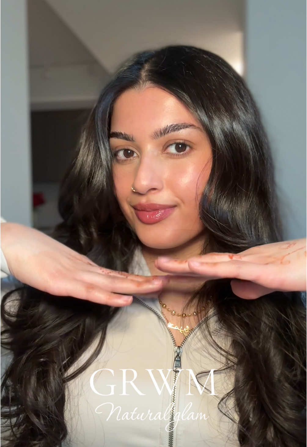 Natural every day glam 💕💗  @Saie  @Maybelline New York  @Kulfi Beauty  @SHEGLAM  @Laura Mercier  @Rare Beauty  #grwm #browngirlfriendly #fitcheck #pakistaniclothes #pakistani #browngirlmakeup #pakistanigirl #grwmmakeup #browngirl #desigirl #desitok 