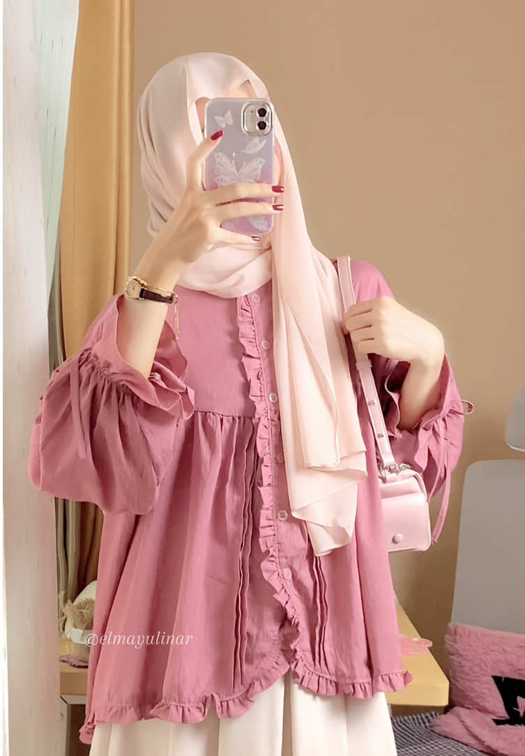 lucuu🥹🫶 #OOTD #blouse #blousecantik 
