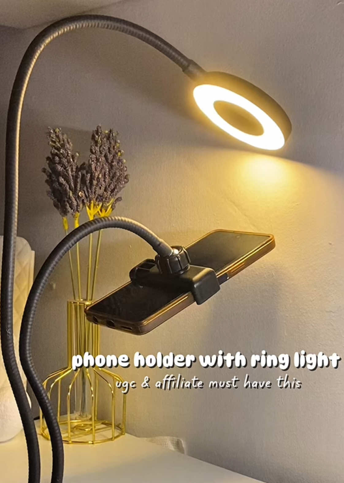 Super helpful!✨ #affiliateessentials #ringlight #2in1ringlight #selfieringlight #phoneholder #clip #tiktokfinds 