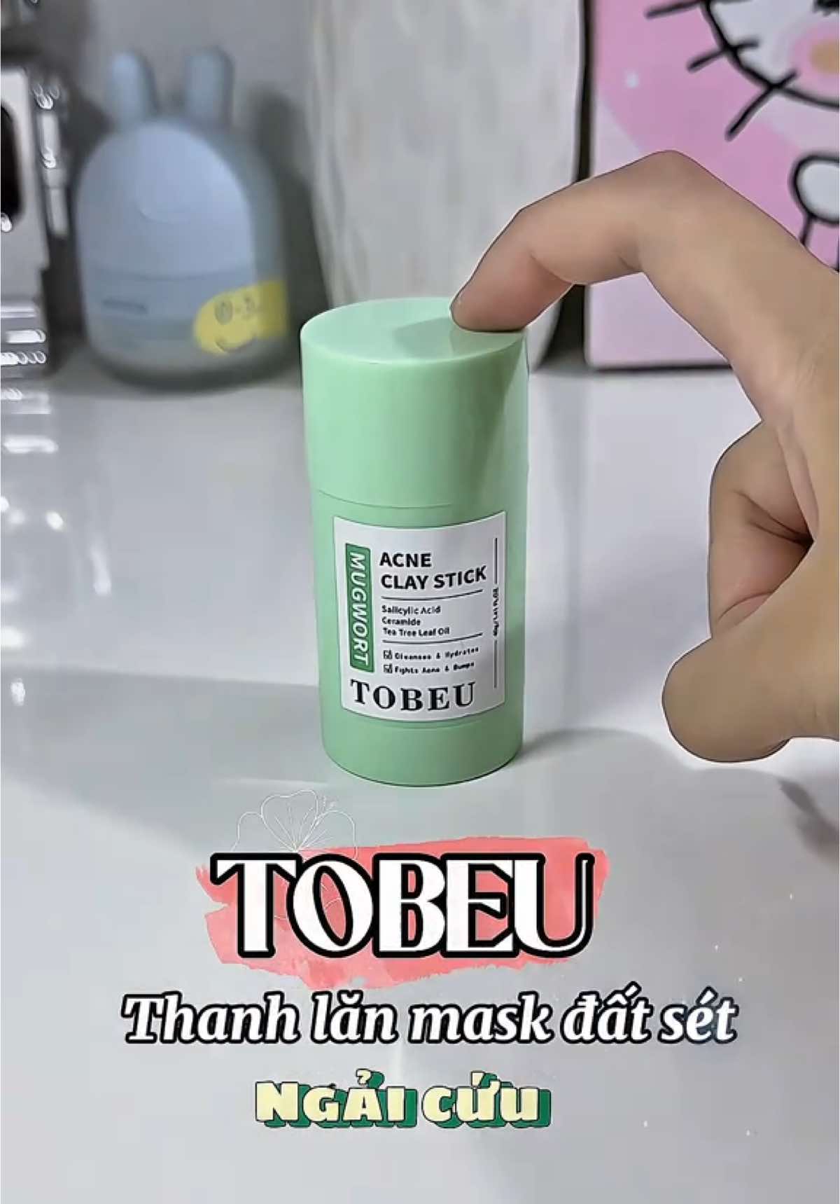 Ai đag tình trạng da dầu m.ụn thì nên dùng thử e nó nha🫶🏻✨🌷#xuhuong #unboxing #review #thanhlanmatnadatset #tobeu #mugwortmask #embereview #trending 