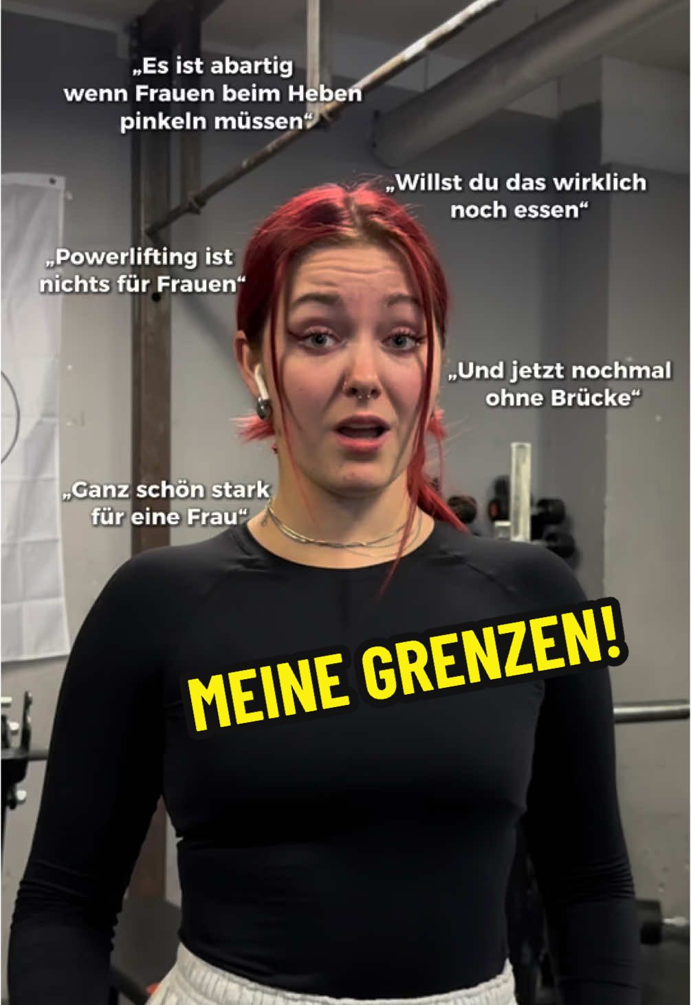 Klare Grenzen Freunde ☝🏼 #powerlifting #trendingvideo #leaking #bankdrücken 
