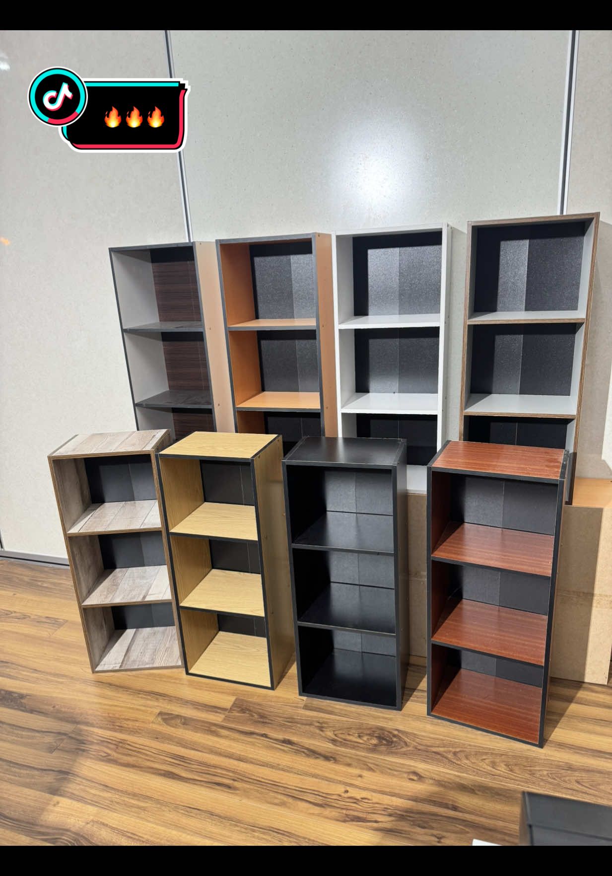 3 Tier Wooden Book Rack Storage Shelves Small Wooden Cabinets #fyp #tiktok #malaysia #selamat #rack #office #fyppppppppppppppppppppppp 