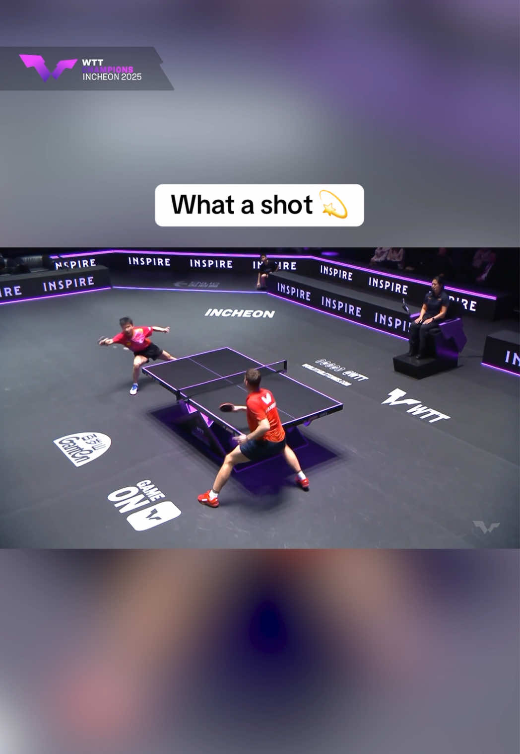 Milestone reached ✅  Xiang Peng enters his maiden #WTTChampions final with moves like these 👏  #WTTIncheon #TableTennis
