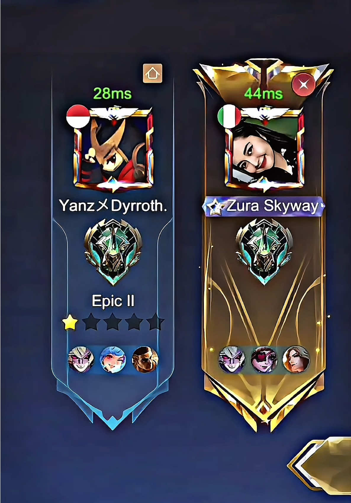 YanzメDyrroth Dan ZuraメDyrroth Back! #yanzxdyrroth #MLBB #MobileLegends #GatherTogether 