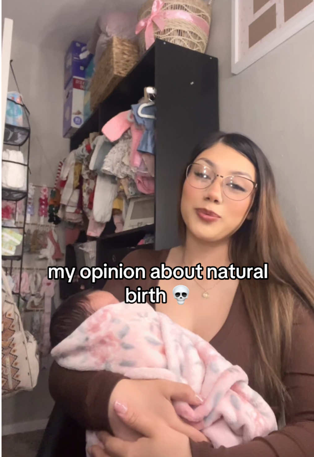 my body forgot about the pain so we all good #fyp #noepidural #premiebaby 