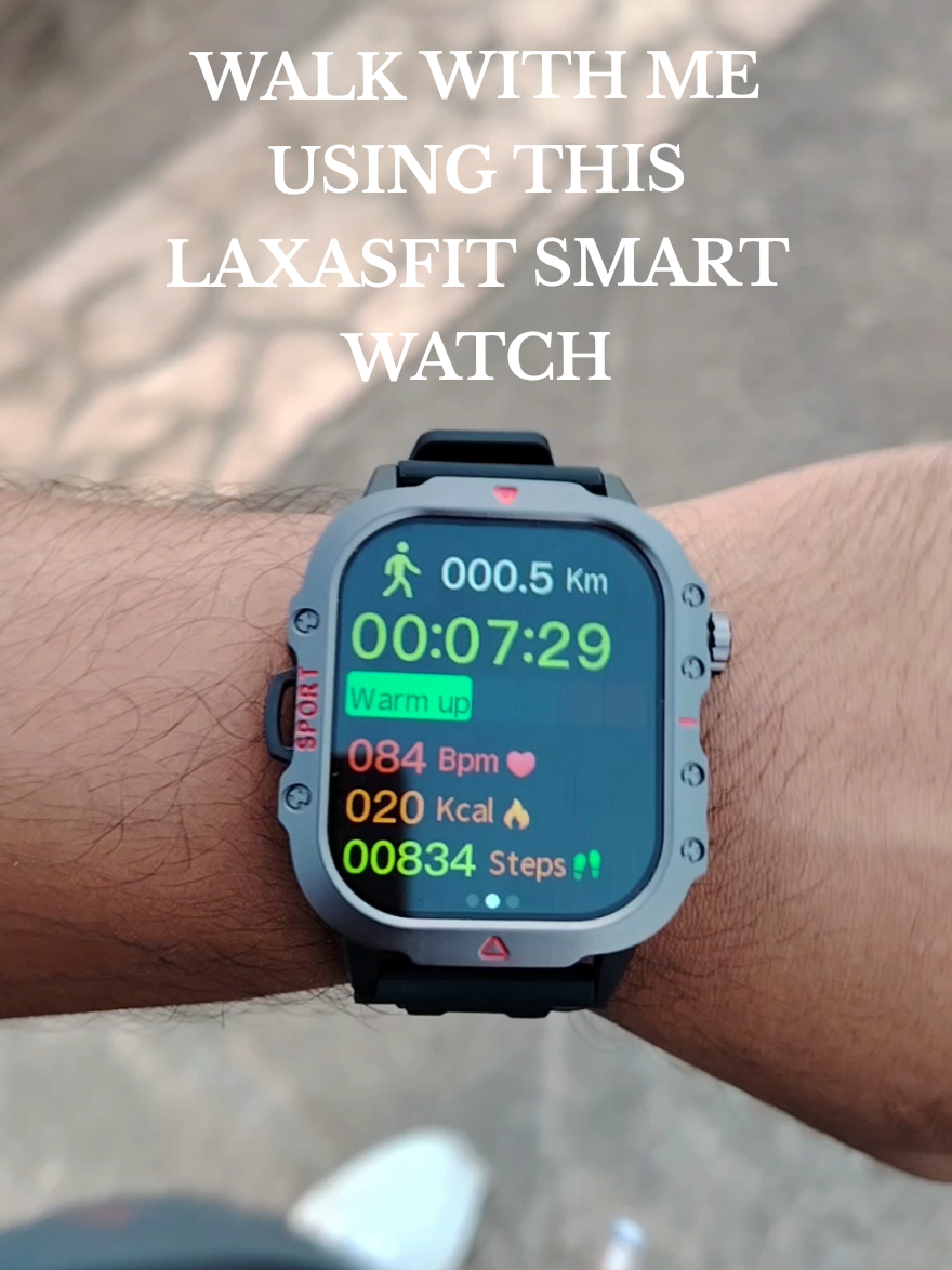 LAXASFIT SMART WATCH ⌚ many things you can do with this smart watch ✨SOLID ANG QUALITY 🔥 #smartwatch #laxasfit #smartwatches #smartwatchviral #walking #walkchallenge #sportswatch 