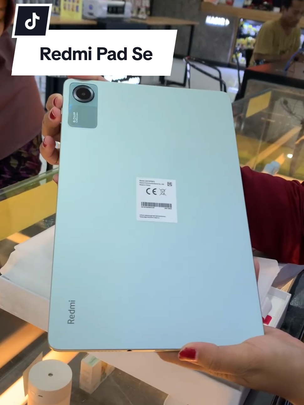 cakep banget redmi pad SE warna mint green😍🔥 @dancell  #unboxing #unboxingaesthetic #redmipad #redmipadse #padse #xiaomi #xiaomiindonesia #dancell #dancellbarat #dancellofficial #dancellresmi   