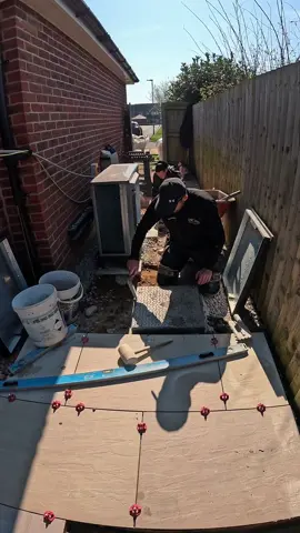 DIY Manhole Install - ⚒️Howto⚒️ Better to swap them out 🙌 #landscaping #patio #paving #tray #ideas #howtotiktok #tips #DIY #fyp #fyppp 