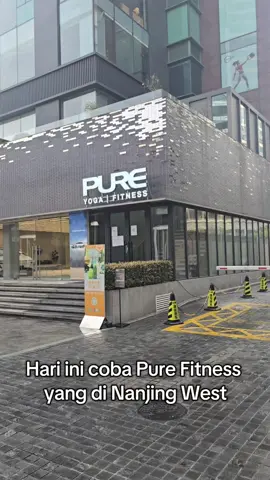 Trying Pure Fitness at Nanjing West #shanghaigym 