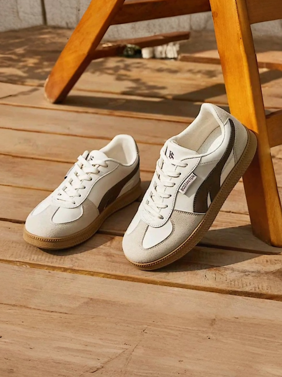 BOSTANTEN Mode Liar Sepatu Dexun Nyaman Murid Sepatu kets Krem Hitam Ringan Nyaman Anti Selip #sepatuwanita #rekomendasisepatuwanita #sepatusneakerwanita #sepatukuliah #sepatusneakercewek #ottdstyle 