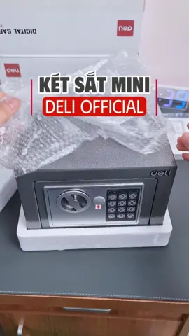 Két Sắt Mini Deli Lifestyle khóa điện tử chống cháy, bảo mất cao #ketsatmini #ketsatdientu #ketsatthongminh #dientutienich #delilifestyle 