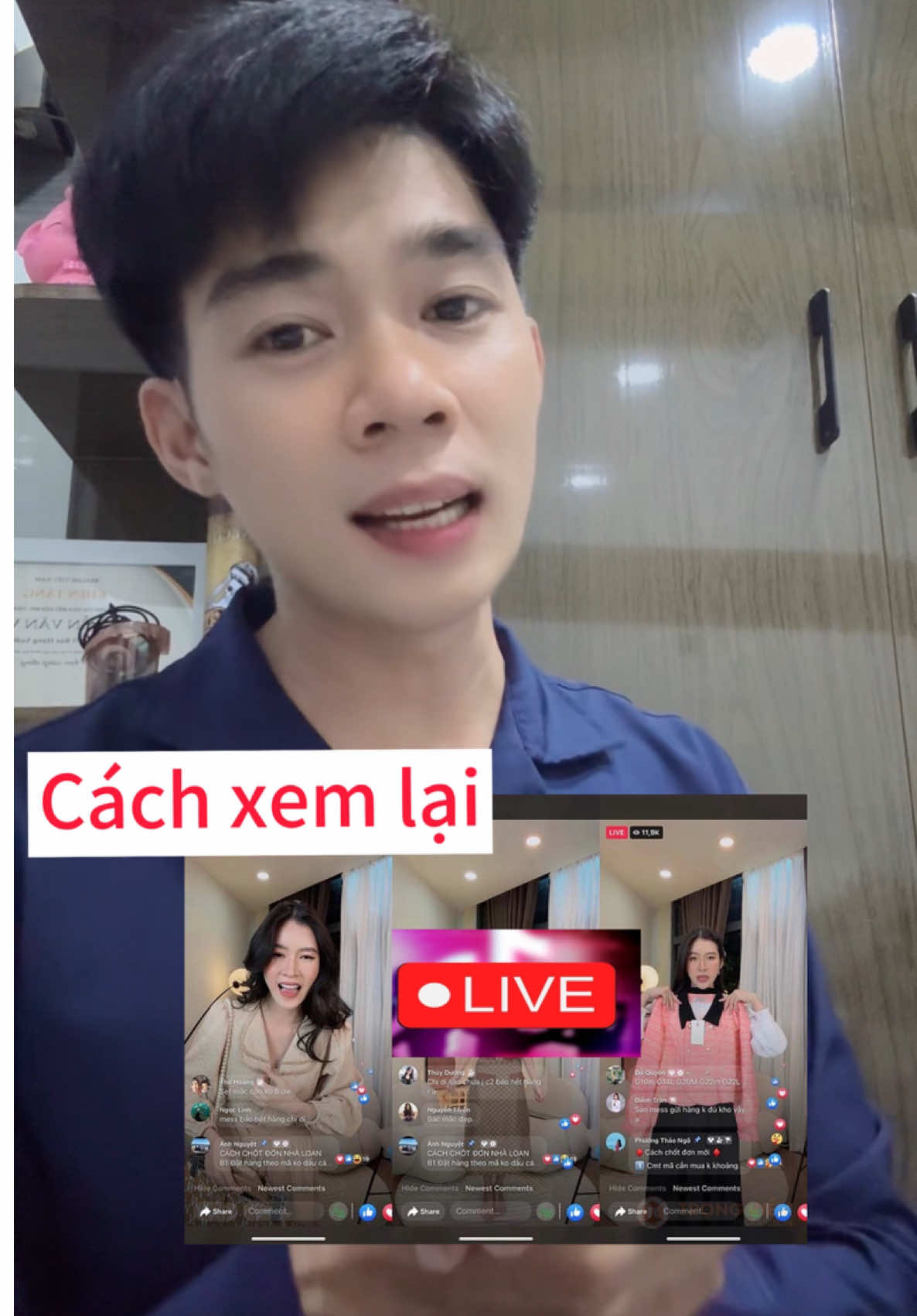 Trả lời @Vân Hoàng xứ nẫu hướng dẫn xem lại live trên Tik Tok#chusureview #vanatvlog #xuhuongtiktok 