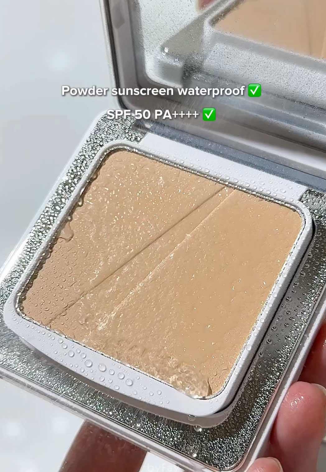 First time jumpa powder sunscreen with high UV coverage @Carslanmy  #carslan #sunscreen #compactpowder 