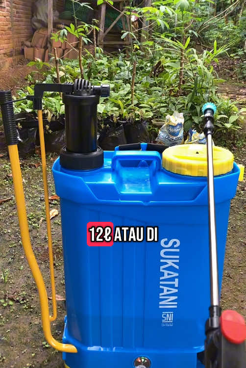 Sprayer elektrik 12 Liter psi 110  dari Sukatani. #sprayerelektrik #sprayer #semprotan #semprotantanaman #semprotanpertanian #alatpertanian #petanimuda #petaniindonesia🇮🇩🇮🇩🇮🇩🌿🌿 #agraamarta 