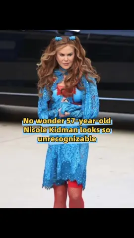 No wonder 57-year-old Nicole Kidman looks so unrecognizable. #us #celebrity #entertainment #NicoleKidman #MargosGotMoneyTroubles #fyp 