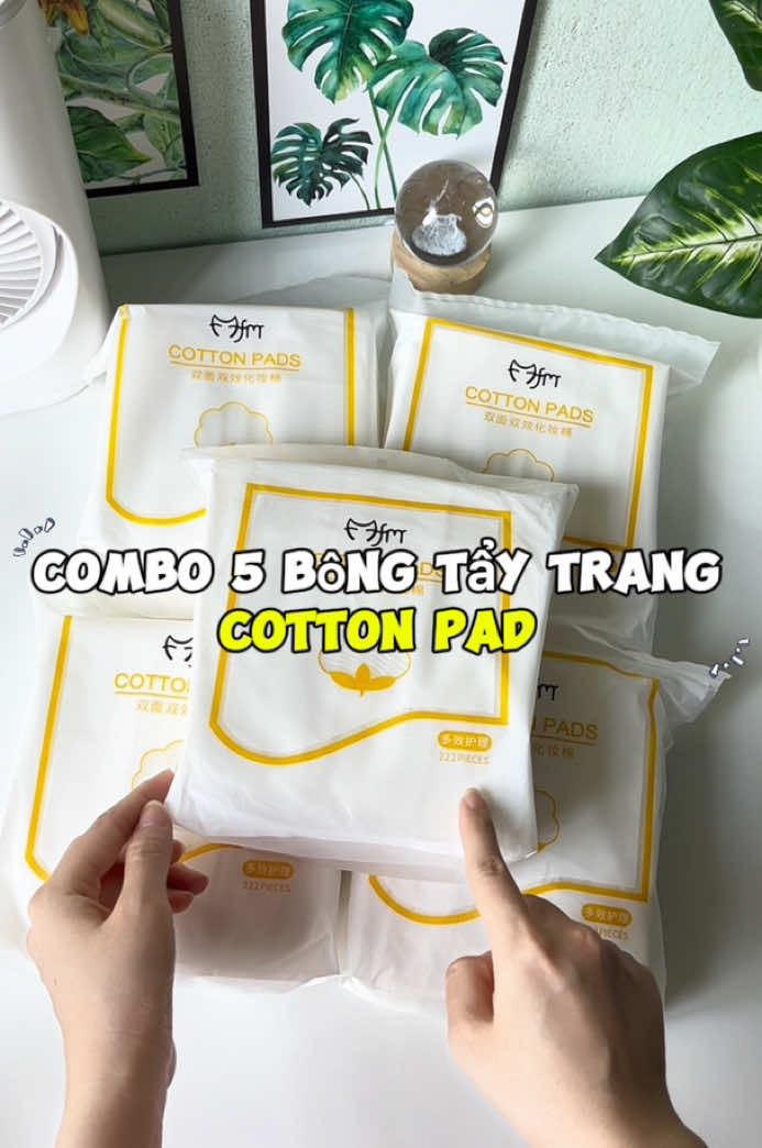 Mua sỉ bông tẩy trang đi mấy bồ, giá hời lại xài được cả năm luôn #bongtaytrang #bongtaytrang222mieng #bongtaytrangquocdan #cottonpad #fm #xuhuong #lalareview 