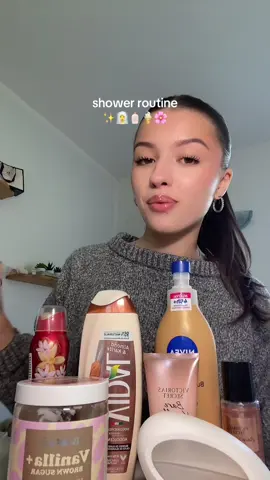 la mia shower routine aggiornata✨🍦 #fyp #foryou #girls #showerroutine #vanillascent 