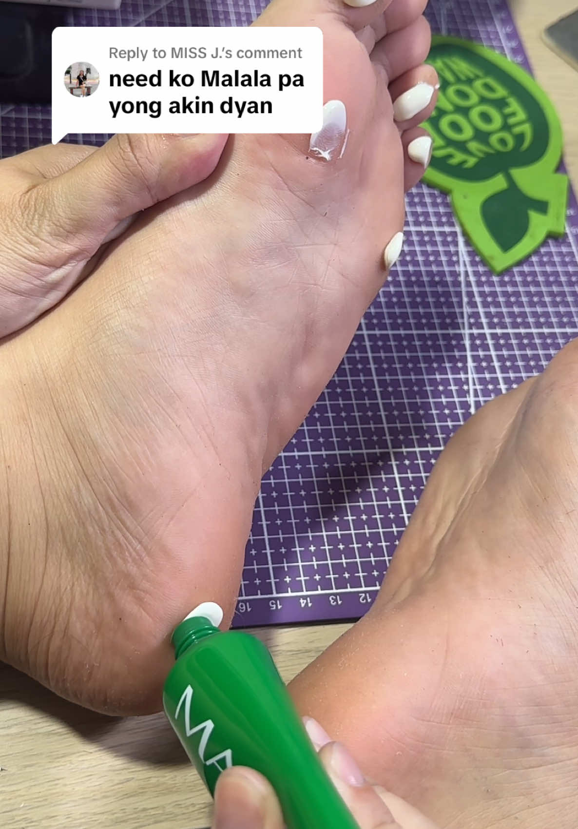 Replying to @MISS J. Kalyo sa feet, dry skin at cracked heels ba? 🥲 try Calendula foot cream na #foot #feet #footcream #dryskin #heels #calendula 
