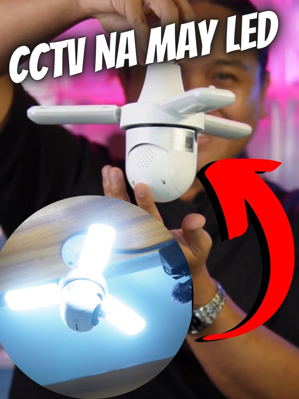 Ito Ang CCTV na may Ilaw LED na din Kasama!