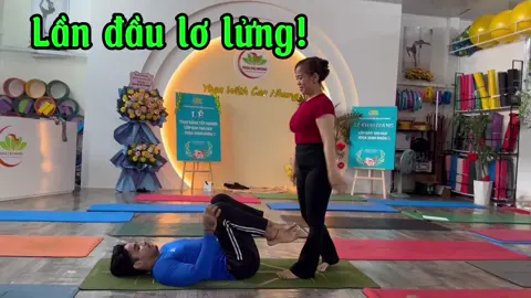 Acro Yoga - Trải nghiệm mới ❤️#yogawithcaonhung #daotaogiaovienyoga 