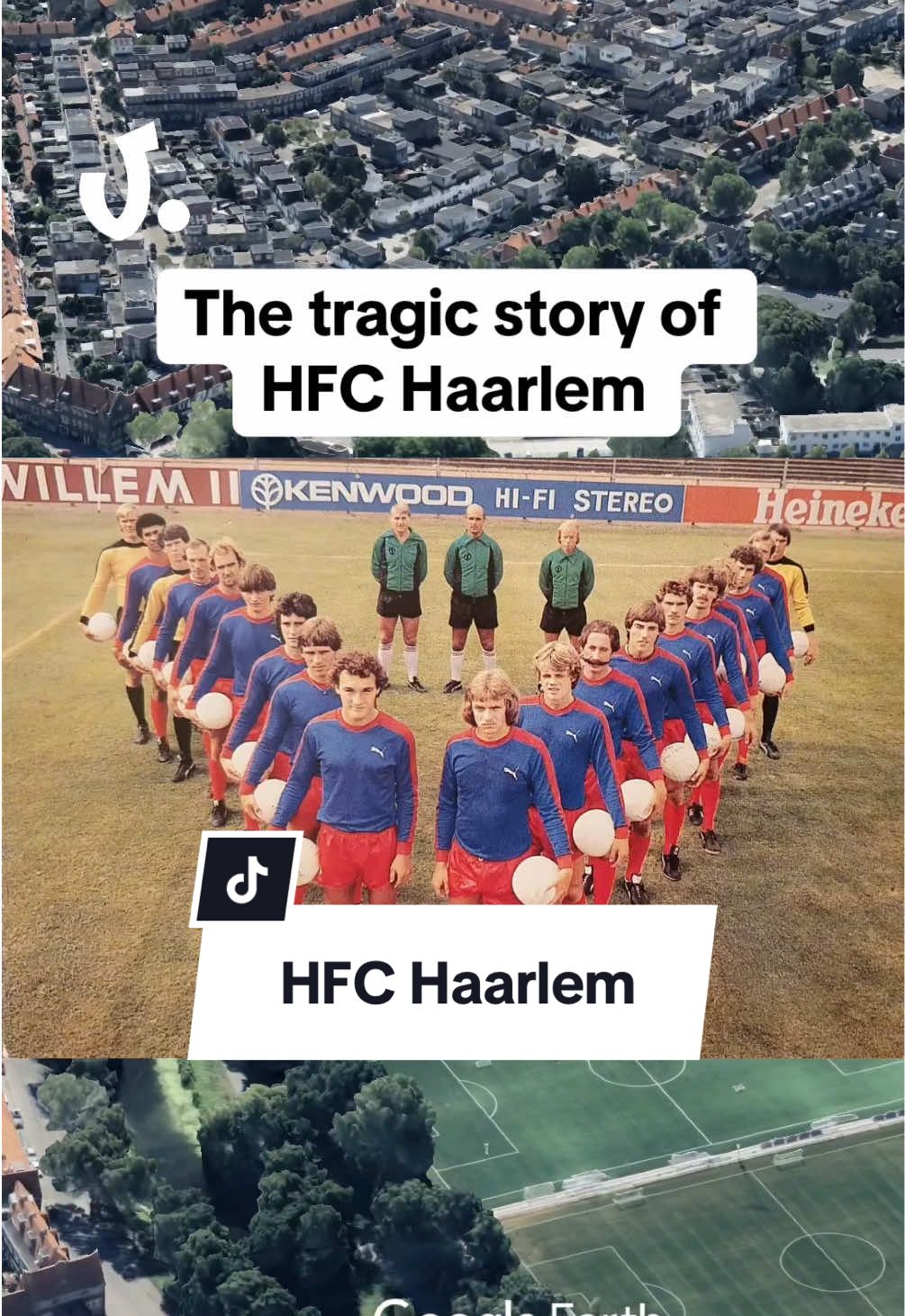 Did you know about the fall of HFC Haarlem? #hfchaarlem #eredivisie #netherlands #dutch #nederlands #haarlem #football #stadium #googleearth #ruudgullit #thevenue 
