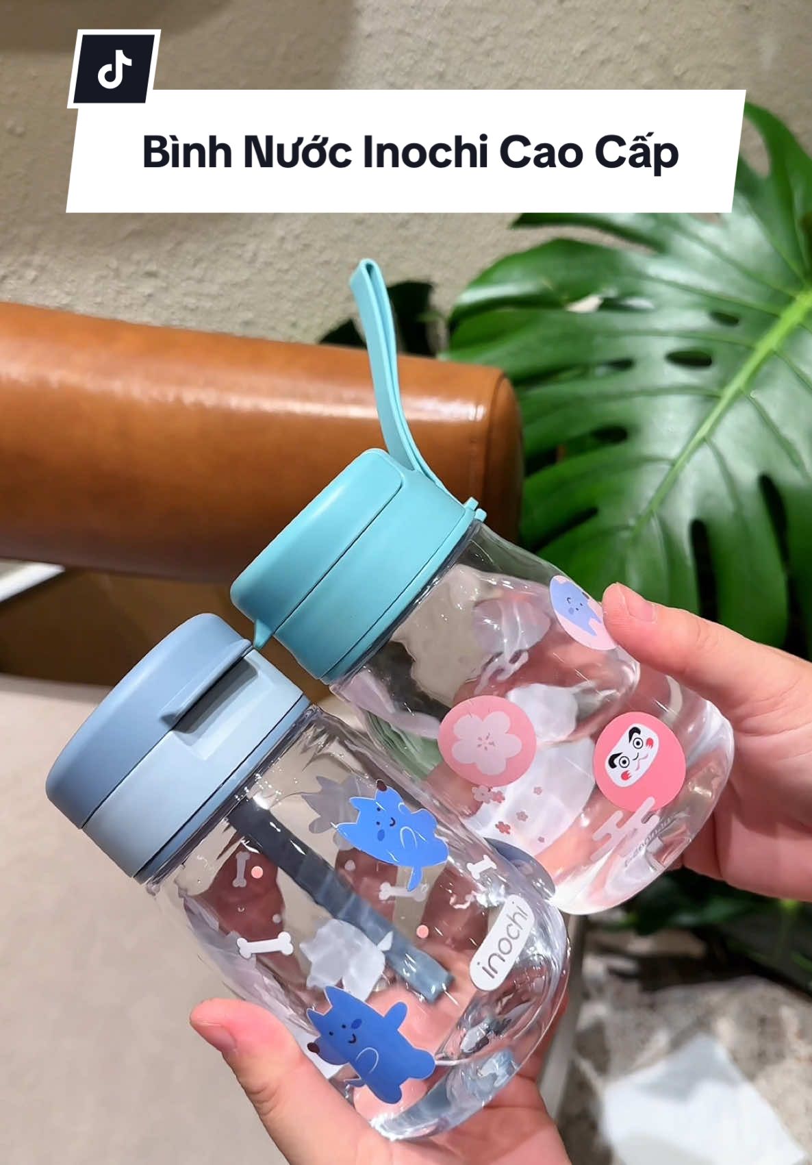 Bình uống nước Inochi nhựa tritan cao cấp, không mùi an toàn cho bé, bình có nhiều dung tích từ 350ml, nắp đậy kín không lo đổ nước 🥤 #inochi #binhnuocchobe #phukienchobe #mevabe #nuoicon #xuhuong #viral #beyeu #andam 
