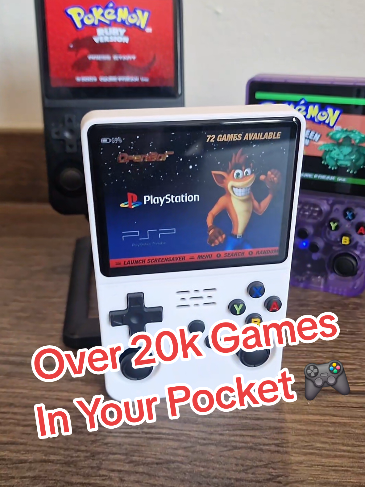 R36s Handheld Games Console #gamesconsole #handheldconsole #r36sgameconsole #r36s #pokemon #retrogaming #gamer #gaming #tiktokshop 