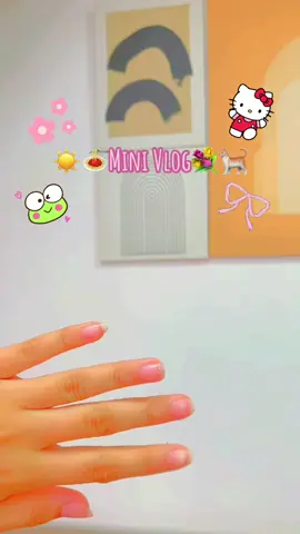 ☀️🍝Mini Vlog💐🐈 #minivlog#fyp#pink#aesthetic #sanrio #fyp 