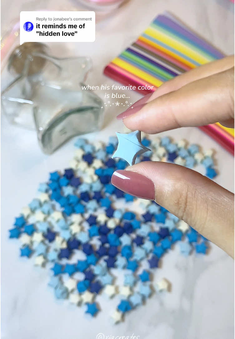 Replying to @jonabee  handmade with love, paper stars ⋆⭒˚｡⋆ #paperstars #paperstar ##gift##paperstrips#luckystar  #origamistars #giftforhim ##diygift 