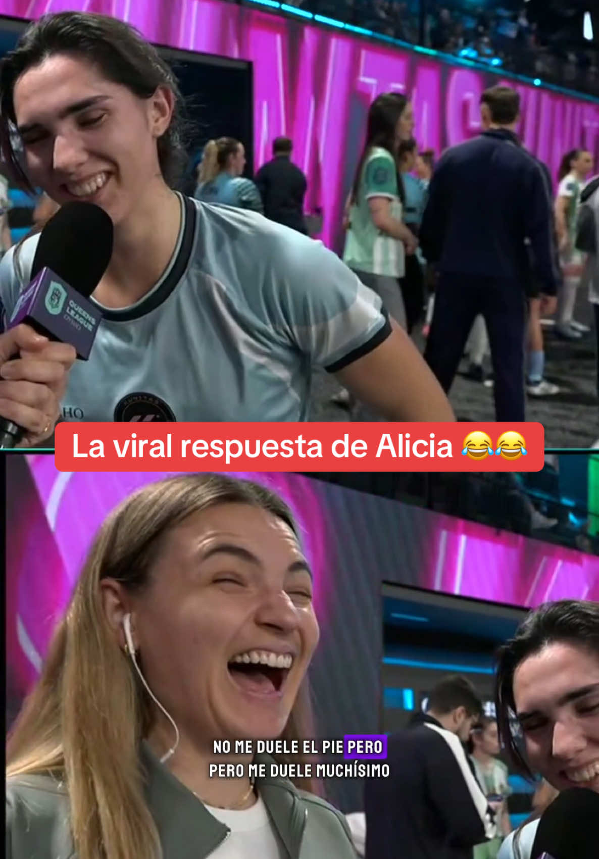 La viral respuesta de Alicia 😂😂 #kingsleague #futbol 