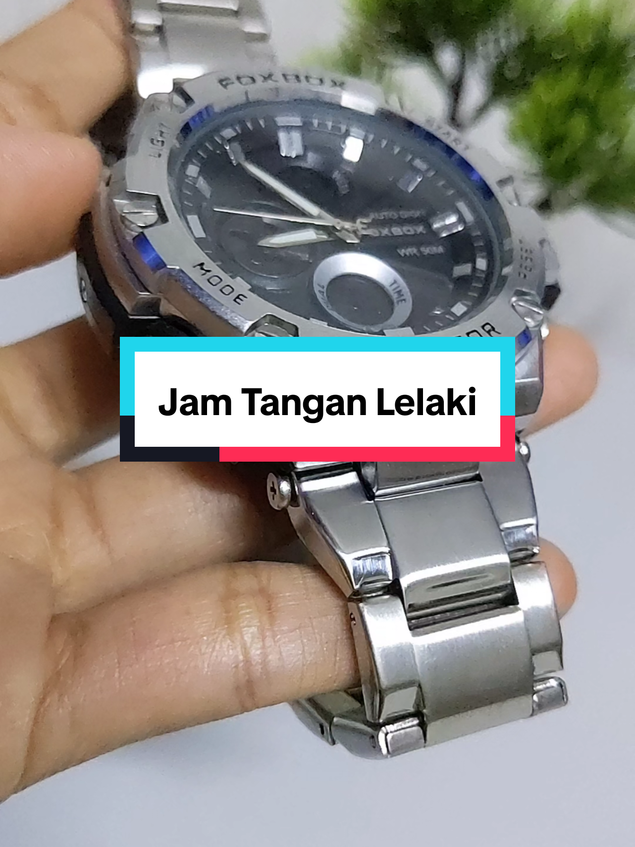 Jam tali stainless steel daripada Foxbox. #jam #jamtanganlelaki 