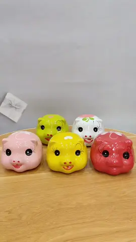 Heo đất mini lỗ tròn gốm sứ Bát Tràng tiết kiệm #tietkiem #heodat #trangtri #thocung #tamlinh #phongthuy 