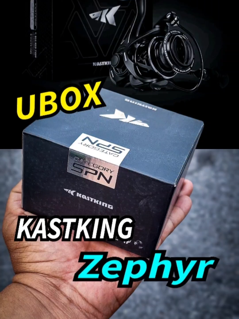 UBOX รอก Kastking Zephyr เบอร์500 น้ำหนักเบา159g. เบรค4kg. #kastking #น้าติงตลิ่งลั่น #fishinglure #ตีเหยื่อปลอม #tiktokตกปลา 