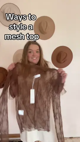Ways to style a mesh top #stylewithme #outfitinspo #westernfashion #westernstyle 