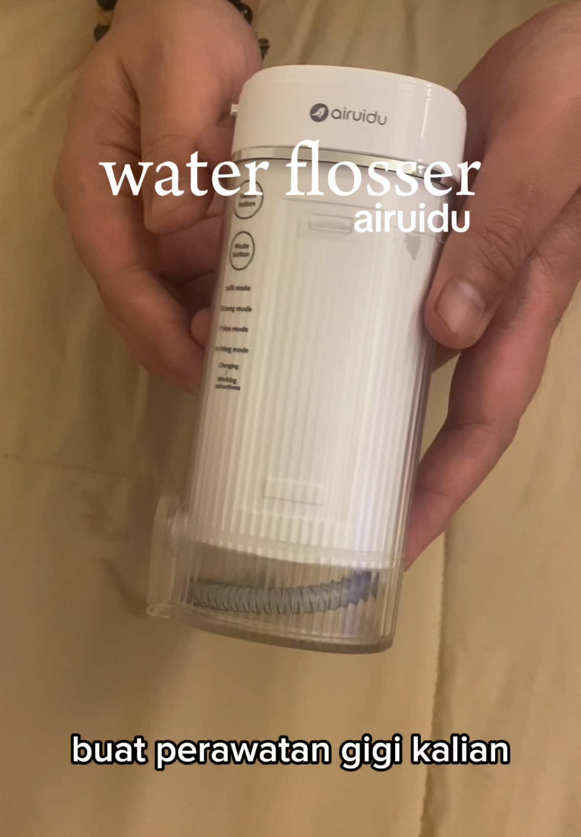 life hack bgt punya ini water flosser  @airuidu.indonesia #waterflosser #waterflosserairuidu 