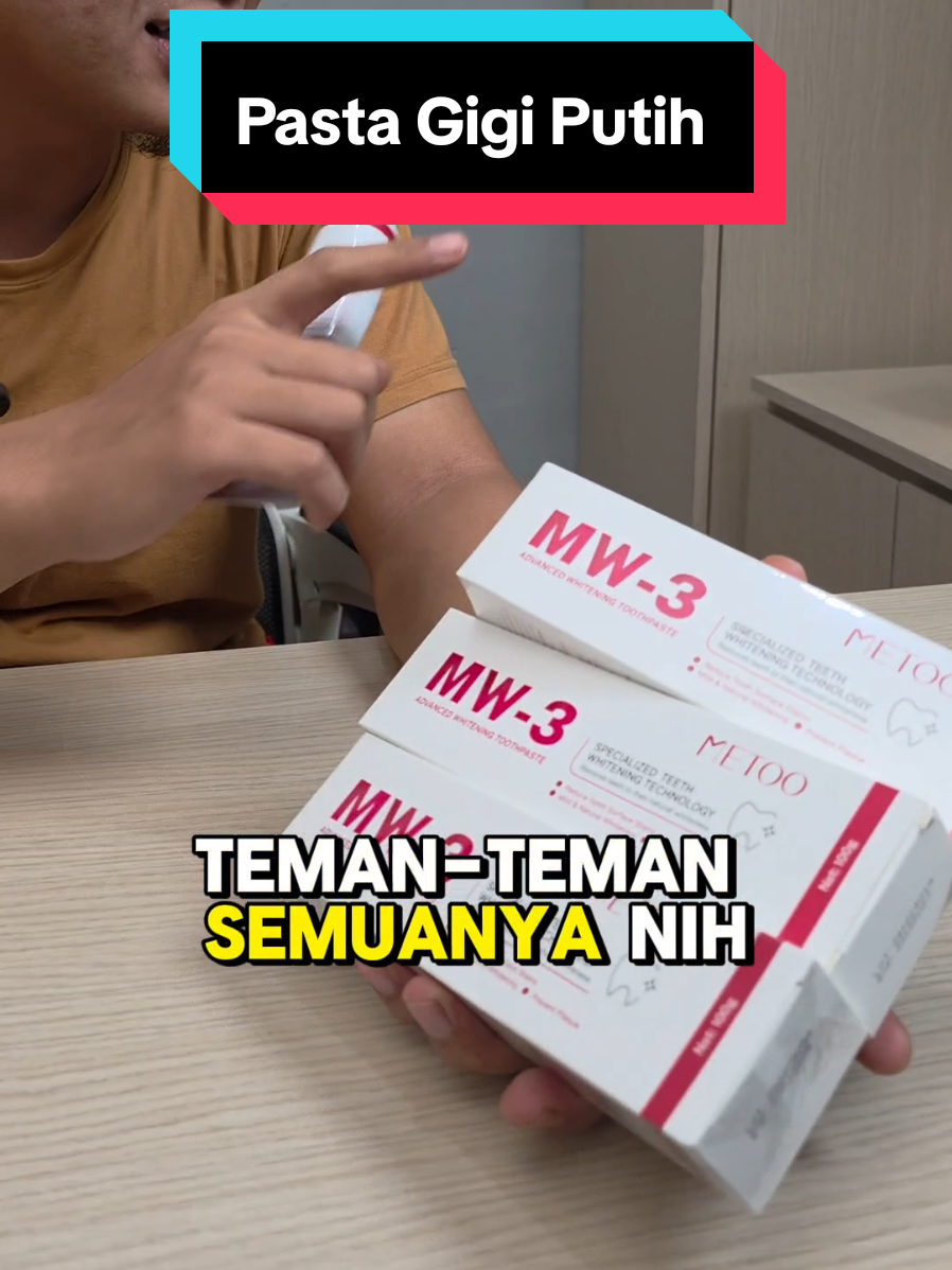 Membalas @yayan_chukink Pasta Gigi Pemutih agar gigi jadi putih dan tidak berkerak. Perawatan gigi putih. #gigi #gigiputih #pastagigi #pastagigipemutih #sikatgigi #kerakgigi 