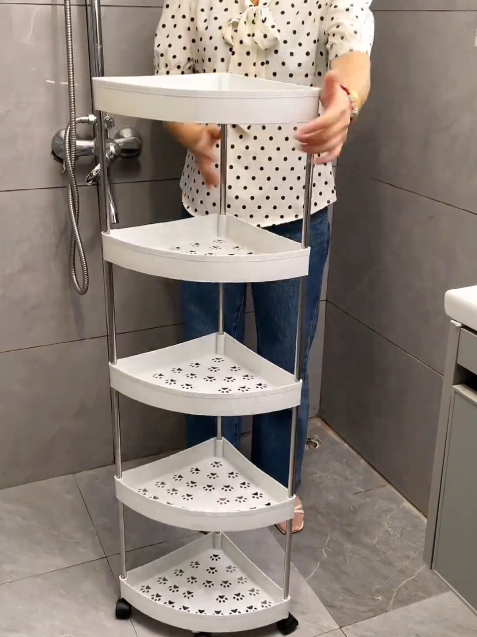 kệ góc 4 tầng #giadungtienich 