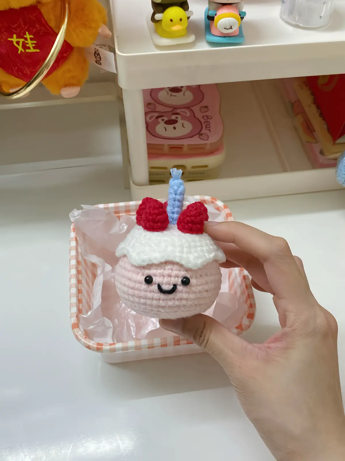 🎂🍓 #crochet #fypシ #