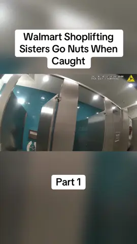Walmart Shoplifting Sisters Go Nuts When Caught#cops #copsoftiktok #police #policeofficer #bodycam #crime #truecrime #truestory #foryou #fyp 
