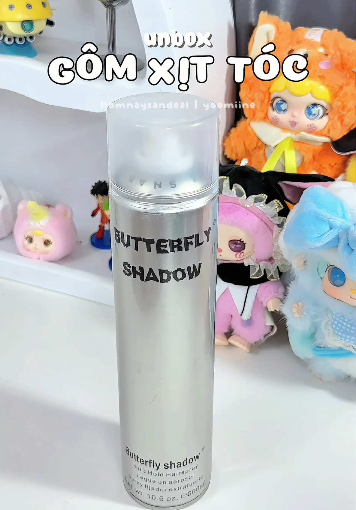 Gôm xịt tóc nà nàng ơi #homnaysandeal #review #xh #xuhuong #unboxing #unbox 