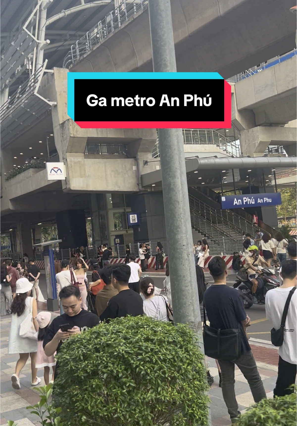 Ga metro An Phú hot nhất view đẹp thu hút các bạn trẻ check in #metro #hcmcity #checkinsaigon  #benthanhsuoitien  #trending #gaanphu  