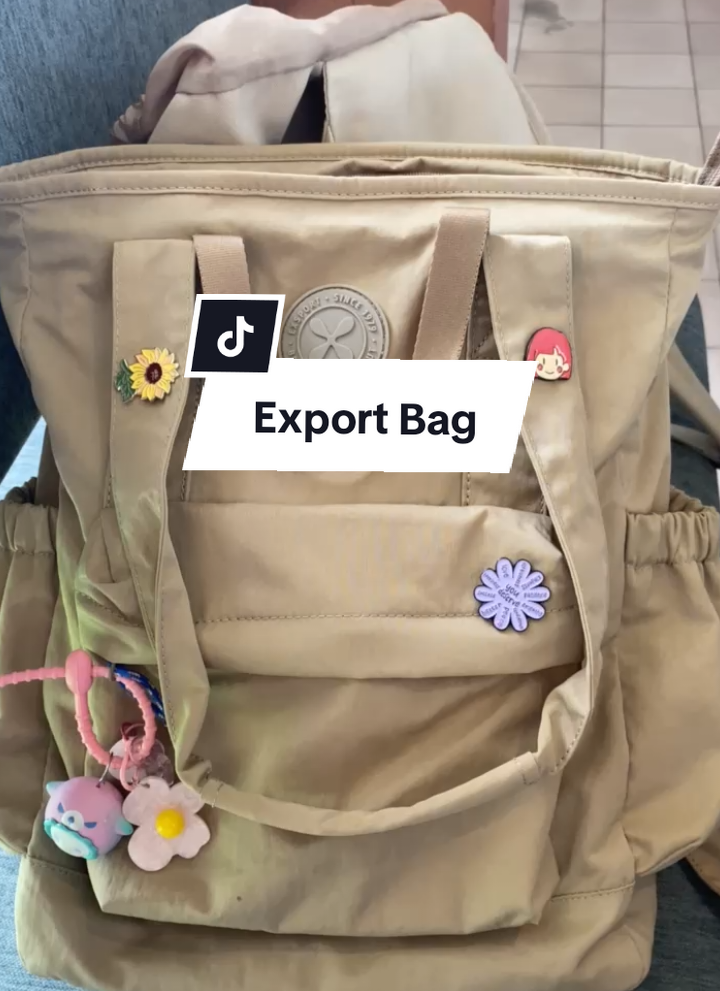 anti backpain club, compartmentnya banyak✨ 3 in one jugaa, bisa jadi tas jinjing, backpack, atau shoulder bag✨🫶🏻 #export #tas #bag #backpack #exportbag #fyp 