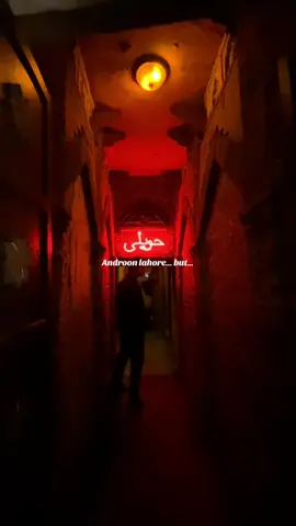 But... there is something much more to it. The feeling of a modernized traditional and historical place is in a way depressing.#explore #fyp #lahore 