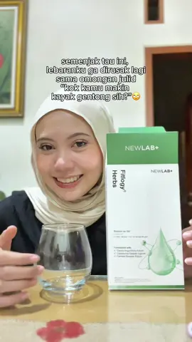 sederhana tapi celana bisa muat lagiii!! 🥰 #Newlab #FitlogyHerbs #LebaranGaLebaran 