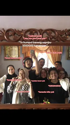 kumpul” yang cuman ada sekali setahun😊🫶🏻 #fyp#foryoupage#4u  #sepupu#lebaran 