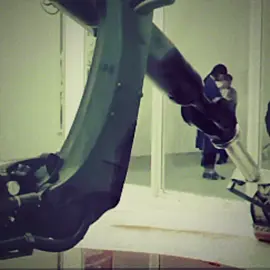 The robot is tired from cleaning the blood?#CapCut #creepy #robot #icanthelpmyself  #viralvideo 