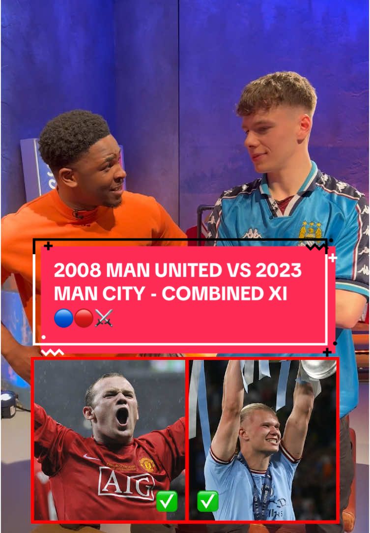 2008 Man United vs 2023 Man City  - COMBINED XI 🔴🔵⚔️ @mcfc lads @Kam🏁 #ManCity #MCFC #MUFC #ManUnited #GGMU #CR7